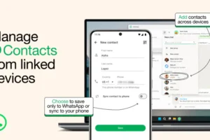 WhatsApp では、アプリ内でクラウドに連絡先を保存およびバックアップできるようになりました。(画像ソース: WhatsApp)