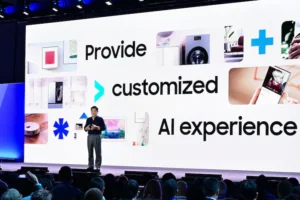 SDC 2024 イベント中の Samsung のプレゼンテーション。
