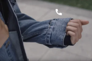 Google の Jacquard でよりスマートなワードローブを実現。(画像ソース: The Keyword、Google)