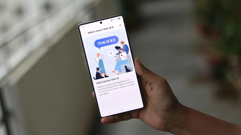 Samsung Galaxy S25 One UI 8のアップデート。(画像提供: SamMobile)