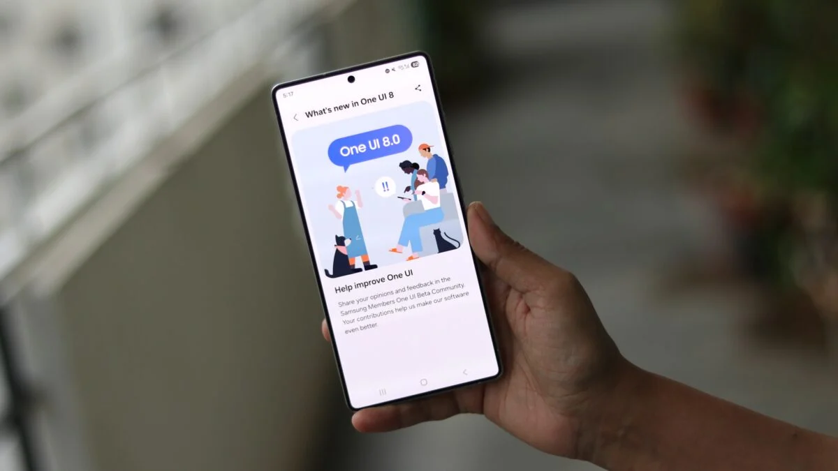 Samsung Galaxy S25 One UI 8のアップデート。(画像提供: SamMobile)