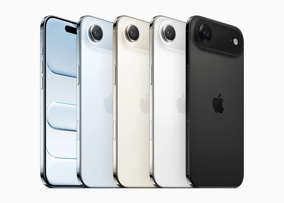 さまざまなカラーのiPhone Air。（画像提供：Apple Newsroom）