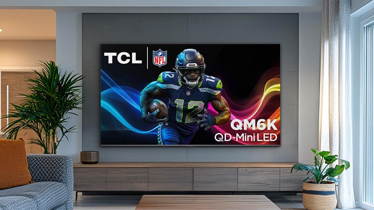 TCLの新しいスマートミニLEDテレビQM6K。（画像提供：TCL）
