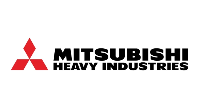三菱重工業のロゴ。