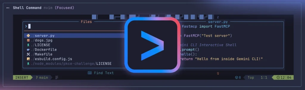 Google Gemini CLI。（画像出典：Google Developers Blog）
