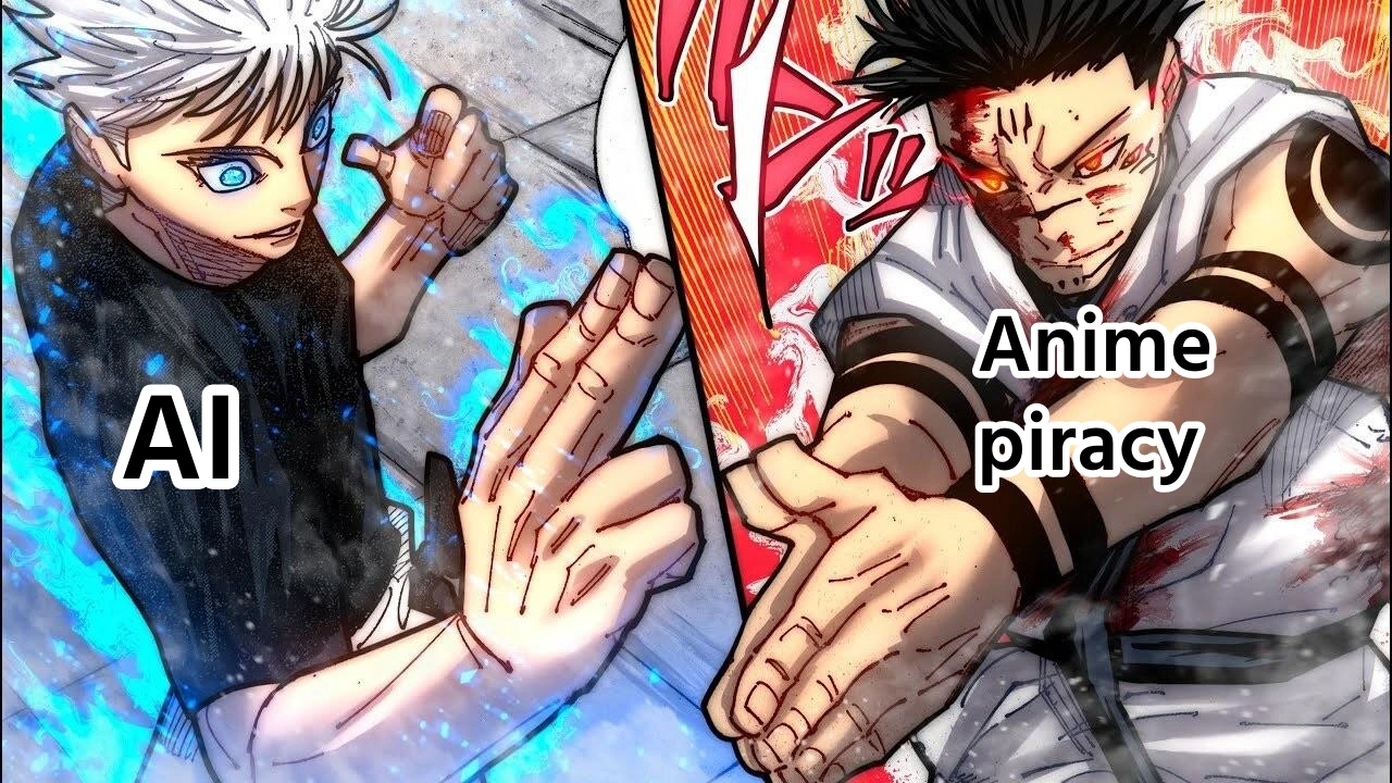 AIを活用してマンガ・アニメの海賊版対策を行う日本の取り組みを表したイメージ