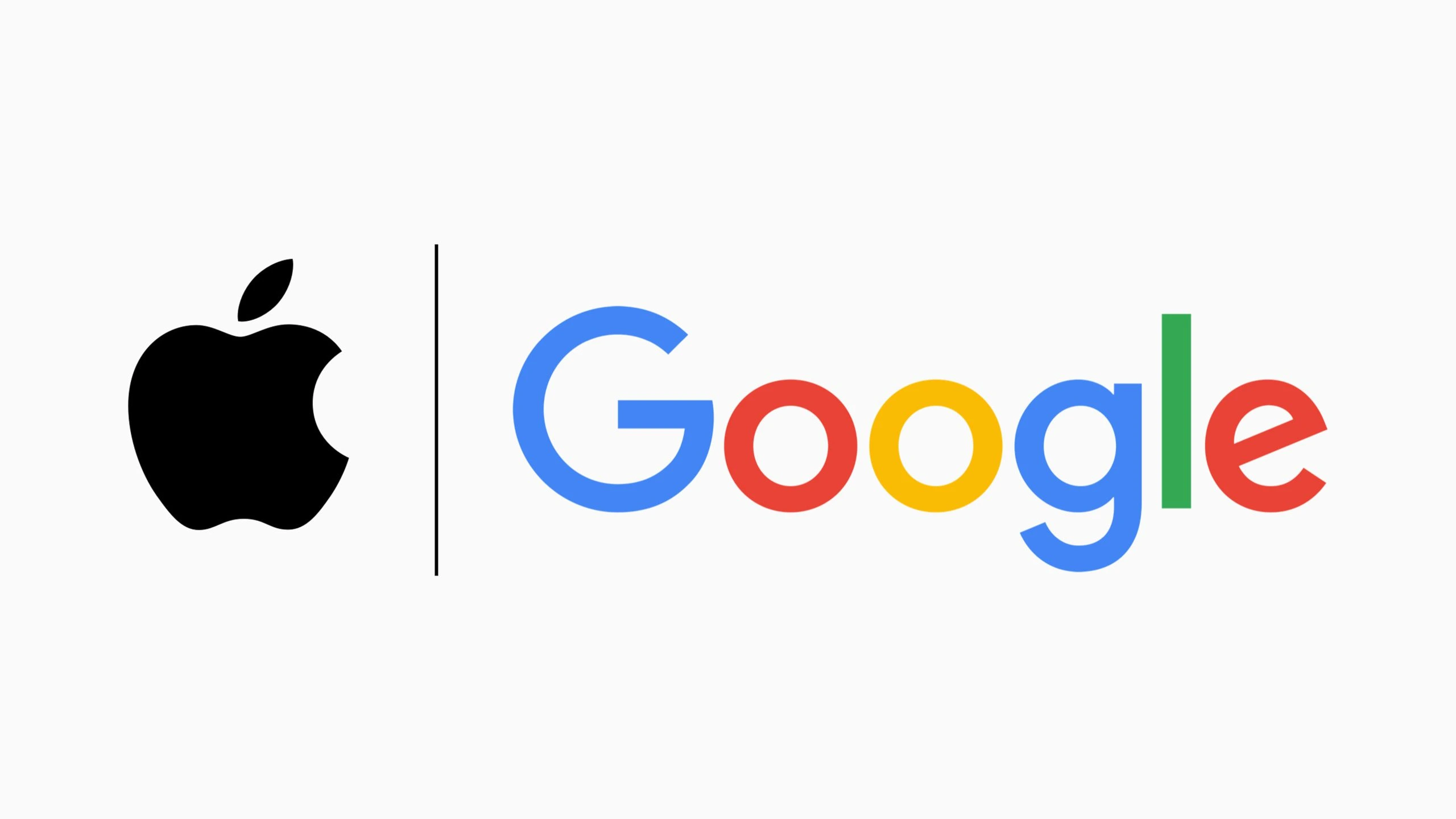 AppleとGoogleのロゴを表示したiPhone。SiriのAI強化にGoogleのGemini AIを採用したことを示すイメージ
