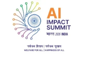 India-AI Impact Summit 2026 公式ロゴ（Image Source: インド政府 Press Information Bureau（PIB） ）