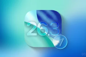 Apple、iOS 26.3でiPhoneのセキュリティとプライバシーを強化 OS 26.3アップデートを象徴するビジュアル。iPhoneのプライバシーとセキュリティ強化、位置情報保護機能を表現。