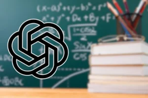 AIが幾何学に挑戦:ChatGPTが未解決の数学問題の解決に貢献 ChatGPTが未証明の幾何学問題を解決する様子を示すAIイメージ