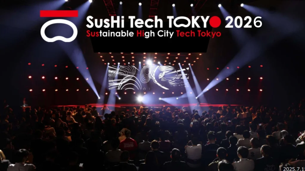 SusHi Tech Tokyo 2026でAI、ロボティクス、スマートシティ技術を紹介するイベントの様子（東京）