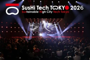 SusHi Tech Tokyo 2026でAI、ロボティクス、スマートシティ技術を紹介するイベントの様子（東京）