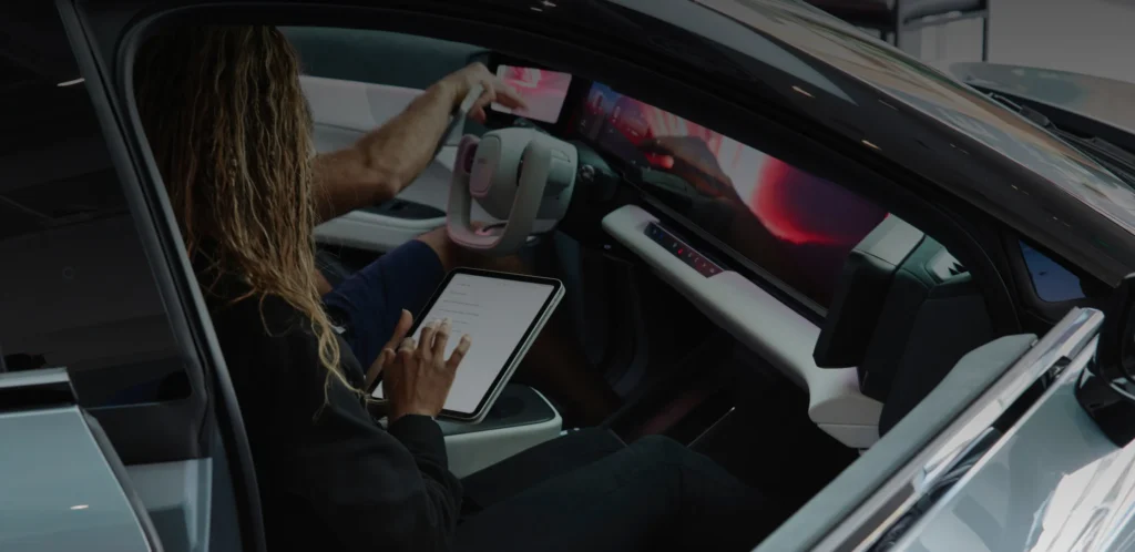 AFEELA（Sony Honda Mobility）公式サイトのビジュアル（イメージ） 画像出典：AFEELA公式サイト