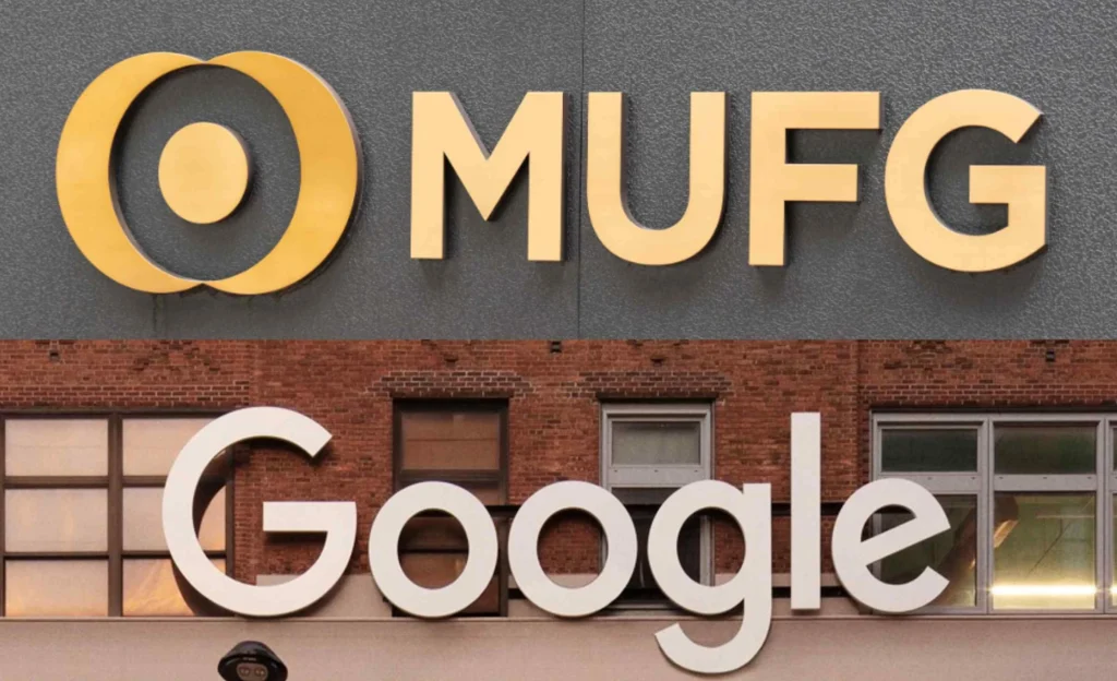 MUFGとGoogle Gemini AIによる日本向けAI銀行サービスとショッピング支援をイメージした画像