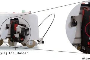 鉄筋結束は“腰をかがめる反復作業”から“ロボット施工”へ:SLAM搭載ロボットが変える躯体工事 画像出典:KEN ROBOTECH CORPORATION 建ロボテックは、REBAR TYING ROBOT TOMOROBO©について、市販の鉄筋結束機を装着して鉄筋結束作業を自動化し、現場作業員を単純反復作業から解放して、より高度な作業に集中できるようにすると説明しています。