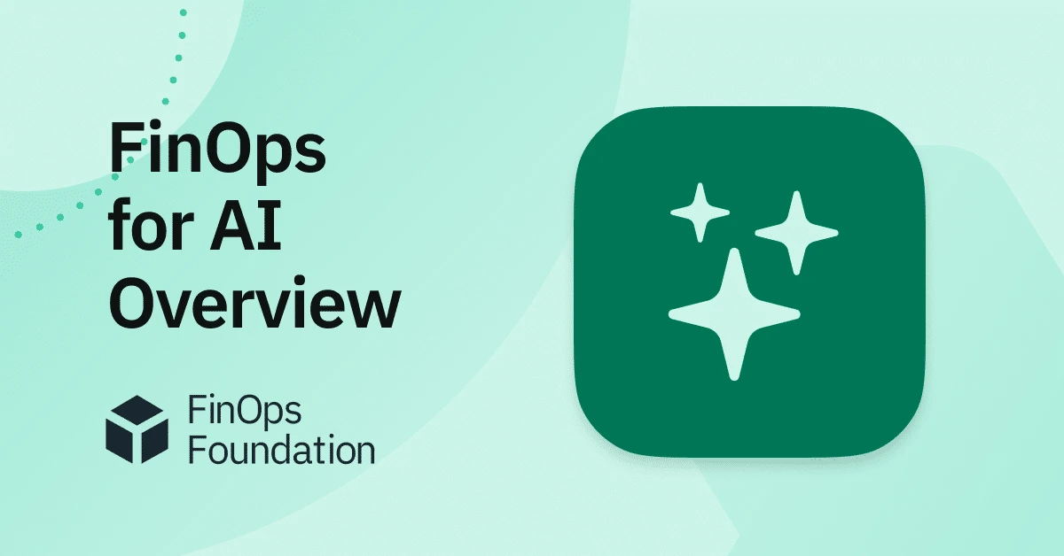 FinOps FoundationのAI支出管理とROI最適化に関する公式概要画像